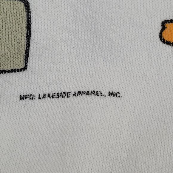 Vintage Daffy-Duck Sweatshirt Womens Large 23x23 Christmas - Picture 9 of 14